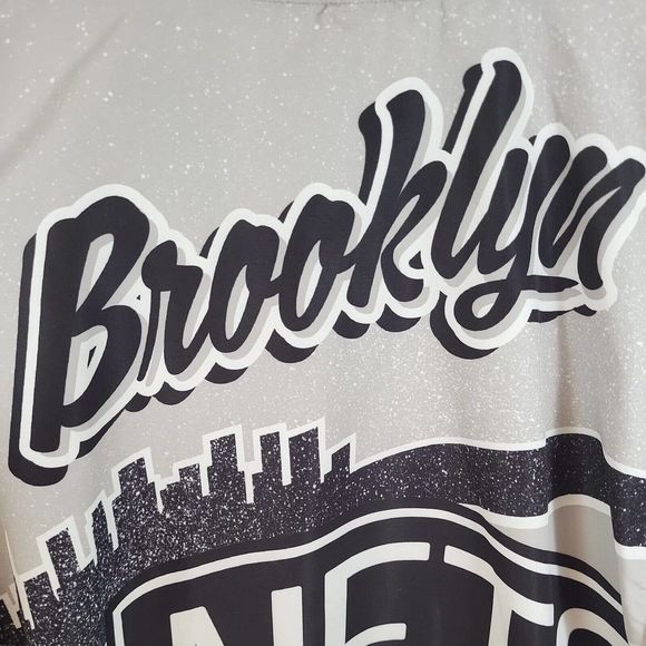 Mitchell and Ness Mens Size XXL Brooklyn Nets Button Down Jacket 2015 - Picture 6 of 11